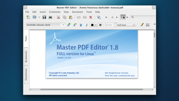 master pdf editor linux